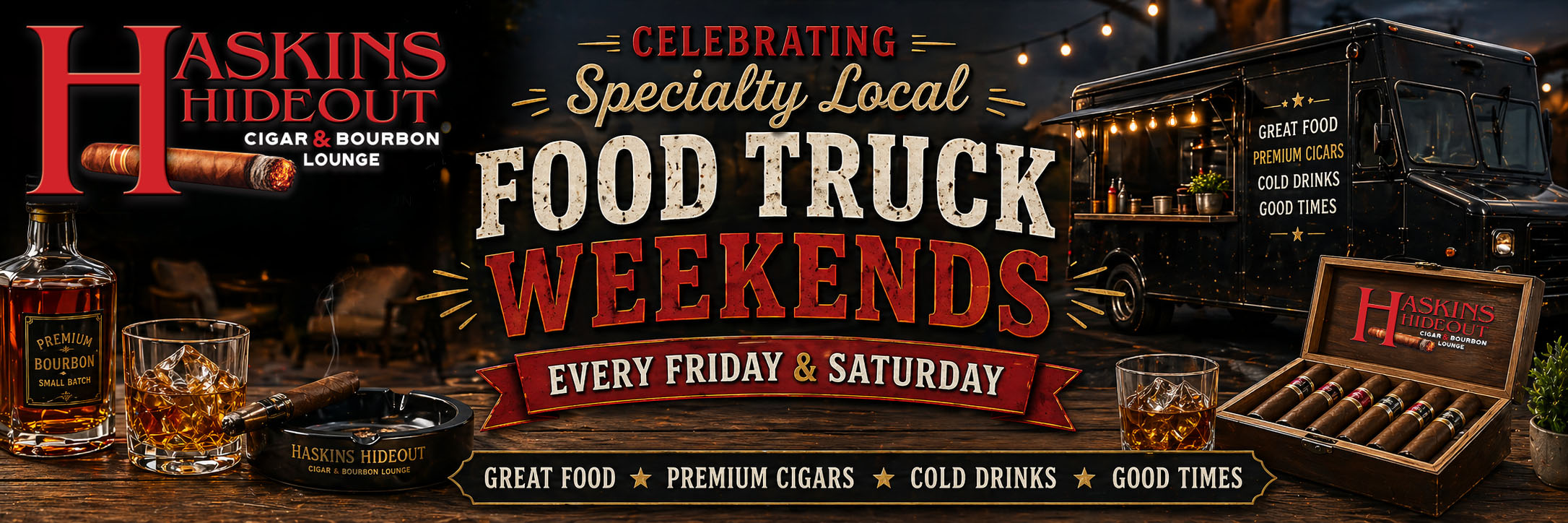 Food Truck Weekends At Haskins Hideout
