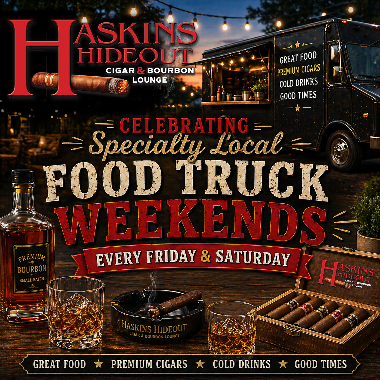 Haskins Hideout Food Truck Fun